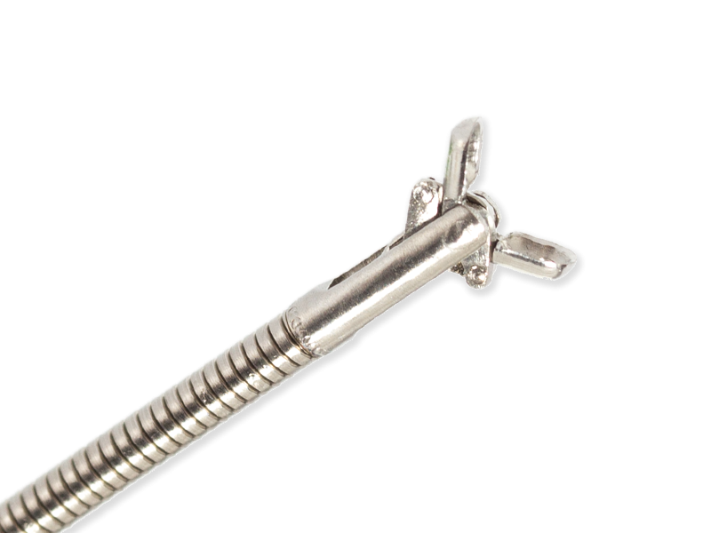 thumbnail image 2 of 4Fr 60cm Flexible Cystoscopy Forceps - Double Action Jaws For Grasping & Biopsy - Stainless Steel 2 of 6