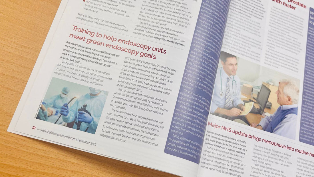 Omnimed's Greener Together Features In Clinical Services Journal